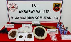 Aksaray’da jandarmadan uyuşturucu operasyonu