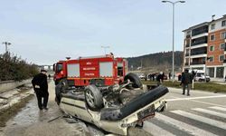 Kastamonu’da Fiat-Tofaş araç takla attı: 2 yaralı