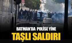 Batman'da polise taş atan gruba müdahale edildi