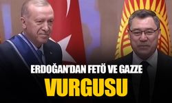 Erdoğan Kırgızistan'da FETÖ ve Filistin'e dikkat çekti