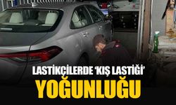 Kış lastiği hareketliliği: Lastikçilerde kış yoğunluğu başladı