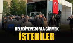 Ahmet Türk ve DEM Partililer Mardin Belediyesine girmek istedi