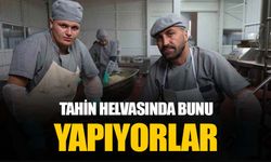 Tahin helvasını şeker yerine hurma suyuyla tatlandırıyorlar