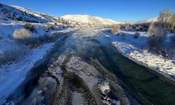 Bayburt'ta soğuk hava etkili oldu