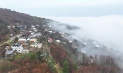 Çalıkuşu'nun köyü Zeyniler'e çöken sis dronla görüntülendi