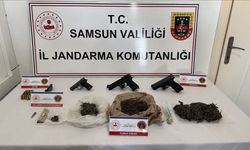 Samsun'da kanepeye zulalanmış uyuşturucu yakalandı