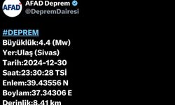 Sivas Ulaş’ta 4,4 büyüklüğünde deprem: Hasar tespit edilmedi