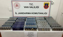 Van’da 860 paket kaçak sigara yakalandı