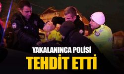 Alkollü şekilde polisten kaçtı: Yakalanınca polisi valiye şikayet etmekle tehdit etti