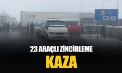 Bitlis'te 23 aracın karıştığı zincirleme trafik kazasında 31 kişi yaralandı