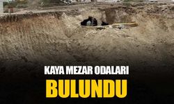 İnşaat temelinde kaya mezar odaları bulundu