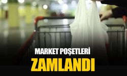 Marketlerdeki poşetin fiyatı 50 kuruş oldu