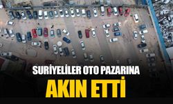 Suriyeliler oto pazarlarına hücum etti