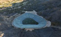 Los Angeles yangınlarında gündem olan boş su rezervuarları görüntülendi