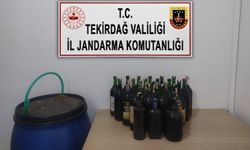 Tekirdağ'da 100 litre sahte içki yakalandı