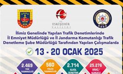 25 binden fazla araç ve sürücüsü kontrol edildi