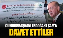 Suriyeliler, Erdoğan’ı Emevi Camii’ne namaz kılmaya davet etti