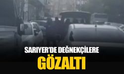 İstanbul Sarıyer’de ‘değnekçi’ operasyonu: Para almaları kamerada