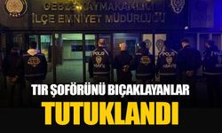 Kocaeli'de tırdaki akaryakıtı almak için şoförü bıçaklayan 4 kişi tutuklandı