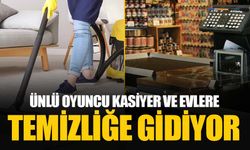 Bir zamanların ünlü oyuncusu markette kasiyerlik yaparken evlere temizliğe de gidiyor