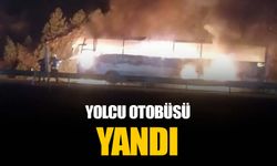 Konya Seydişehir'de yolcu otobüsünde yangın çıktı