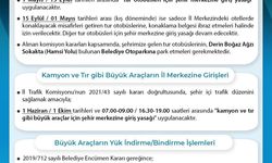 Sinop’ta tur otobüslerinin şehir merkezine girişi yasaklandı
