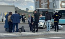 Sivas'ta otomobil ile motosikletle çarpıştı: 1 yaralı