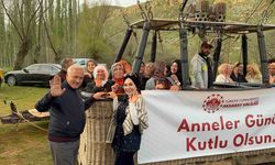 Anneler Günü’ne özel gökyüzüne uçtular