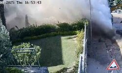 Bodrum'da su borusu bomba gibi patladı: Site savaş alanına döndü
