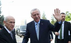 Erdoğan, MHP lideri Bahçeli ile bir araya geldi