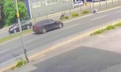 Ereğli'de havada takla motosikletin sürücüsü metrelerce sürüklendi