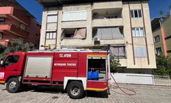 Nazilli'de prizde unutulan ütü yangın çıkardı