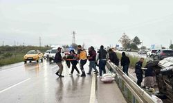 Tokat Erbaa'da iki otomobil çarpıştı: 5 kişi yaralandı