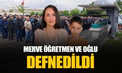 Ankara Bağlıca'da feci kazada oğluyla beraber hayatını kaybeden Merve öğretmen Etimesgut'ta defnedildi