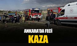 Ankara'da feci kaza: Bağlıca'da sondaj makinasına çarpan otomobildeki anne ve oğlu öldü