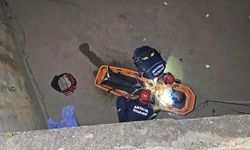 Antalya'da feci olay: 5 metreden zemine böyle düştü
