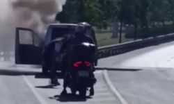 İstanbul Bahçelievler'de araç alev topuna döndü: O anlar kamerada