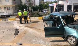 Aydın Efeler'de feci kazada Tofaş otomobil ağaca çarptı