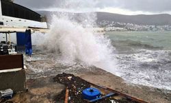 Bodrum-Datça arası denizlerde fırtına uyarısı yapıldı