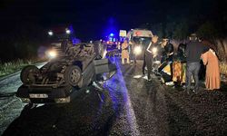 Karabük’te feci kaza: Kontrolden çıkan otomobil takla atıp ters döndü