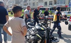 Karamürsel'de otomobil ile çarpışan motosiklet sürücüsü yaralandı