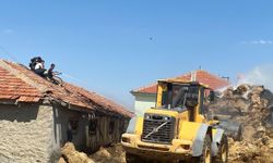 Kulu’da saman balyası yangını çıktı
