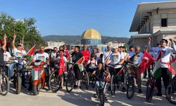 Osmaniye’de pedallar Gazze için çevrildi
