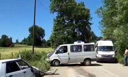 Samsun Vezirköprü'de trafik kazası: 5 yaralı