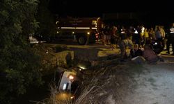 Antalya'da feci kaza: Manavgat'ta otomobil sulama kanalına uçtu 2 ölü