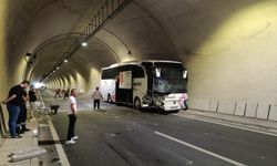 Amasya'da yolcu otobüsüyle traktör çarpıştı