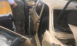 Samsun'da 2 otomobilin çarpıştığı kazada 5 kişi yaralandı