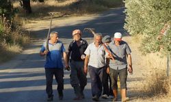 Aydın'da mahallelerini alevlere karşı savundular