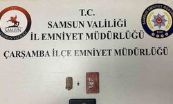 Çarşamba'da bir kişi ehliyet sınavına kopya düzeneğiyle girerken yakalandı