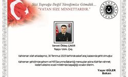 Edirne’de meydana gelen araç kazasında 1 asker şehit oldu